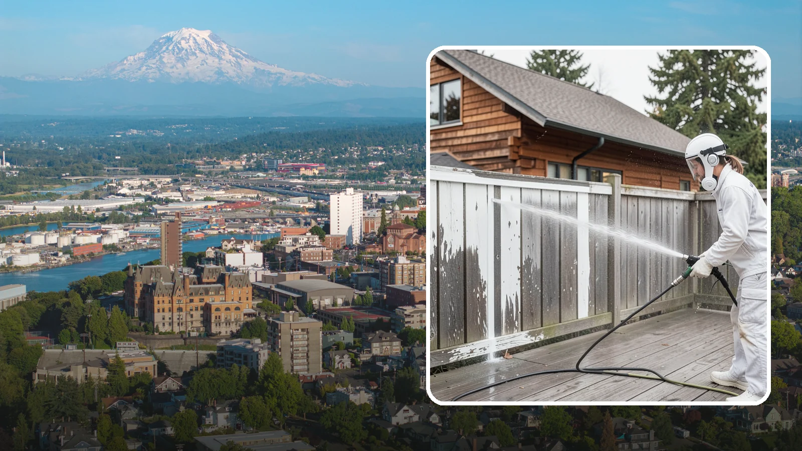 Fence Stain Stripping in Tacoma, Pierce County, WA - Stripping of failing, peeling fence stain so the wood is ready for a clean, even recoat.