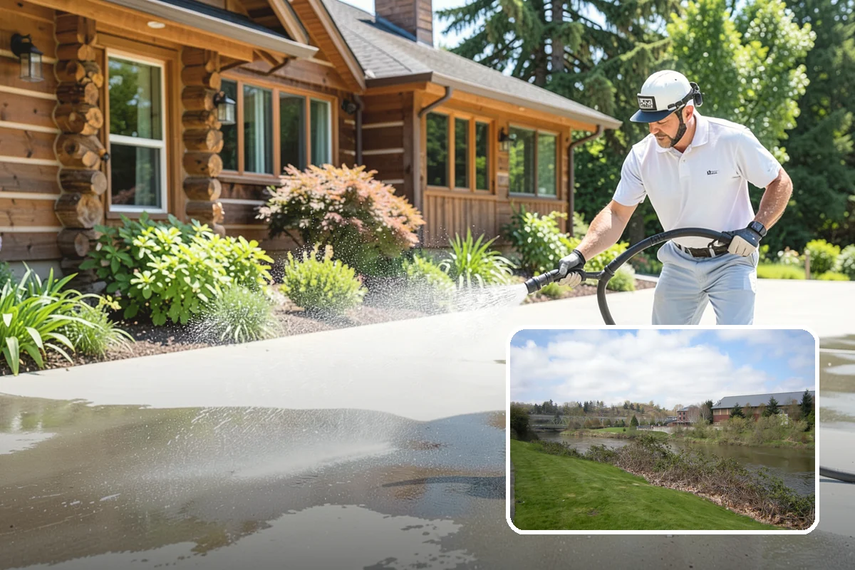 Fence Stain Stripping in Tukwila, King County, WA - Removes peeling and blotchy old stain down to bare wood