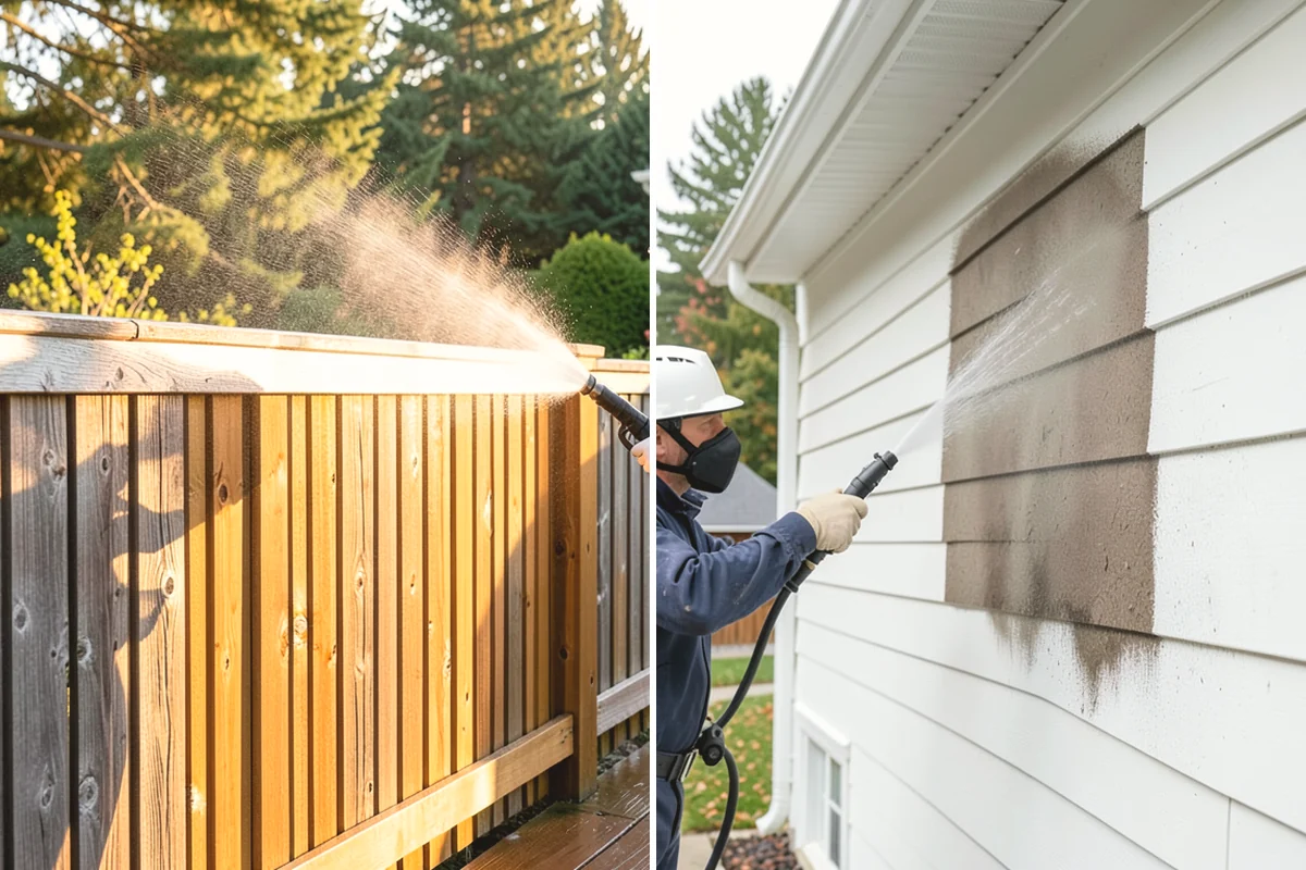 Fence Stain Stripping in Tukwila, King County, WA - Test the existing stain to choose the right stripper