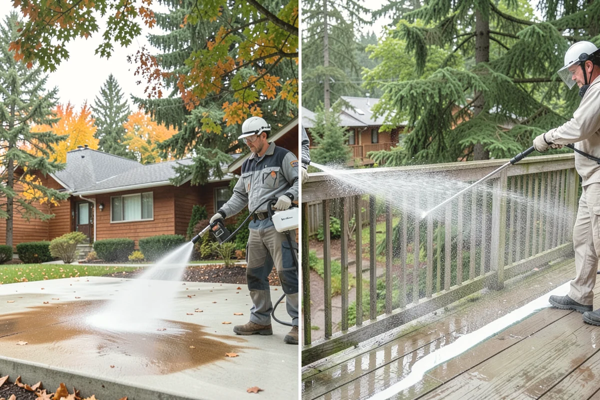 Fence Stain Stripping in University Place, Pierce County, WA - Test the existing stain to choose the right stripper