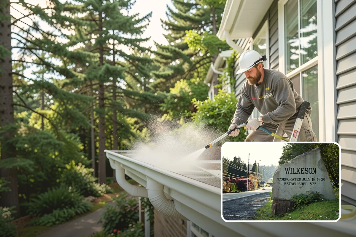 Fence Stain Stripping in Wilkeson, Pierce County, WA - Removes peeling and blotchy old stain down to bare wood