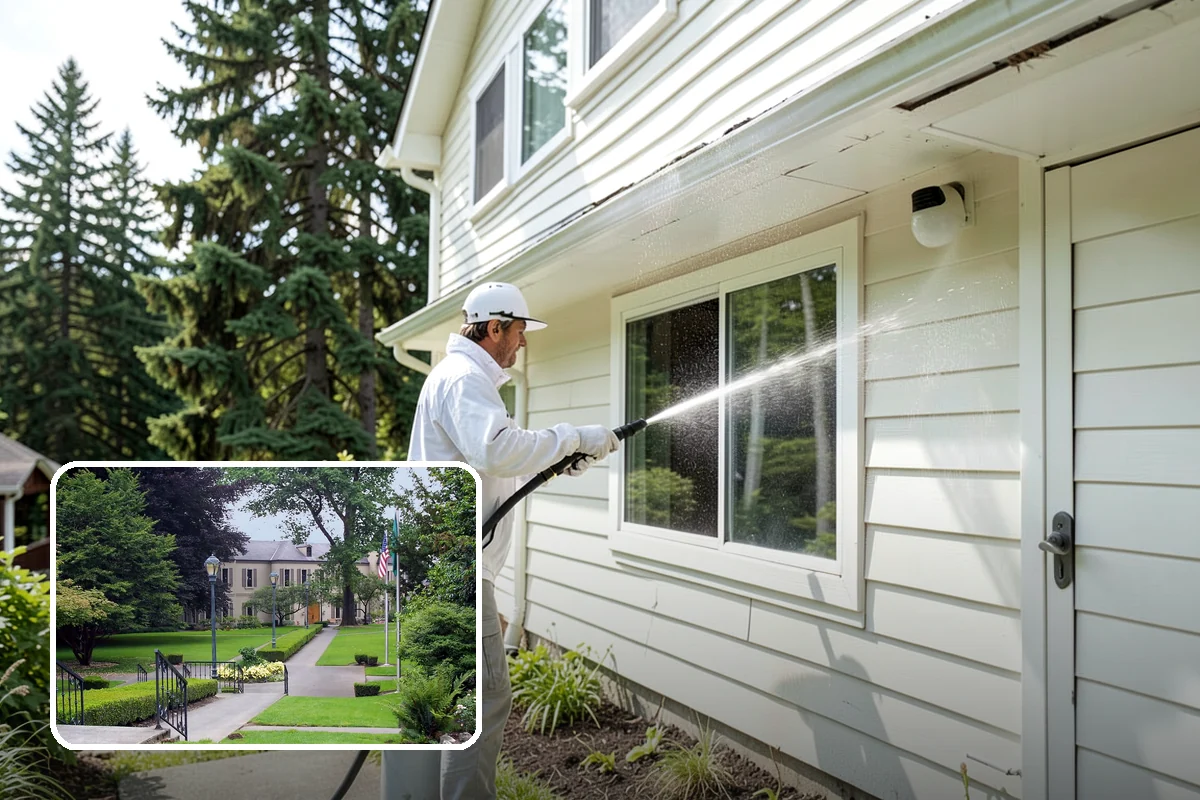 Fence Stain Stripping in Woodinville, King County, WA - Removes peeling and blotchy old stain down to bare wood