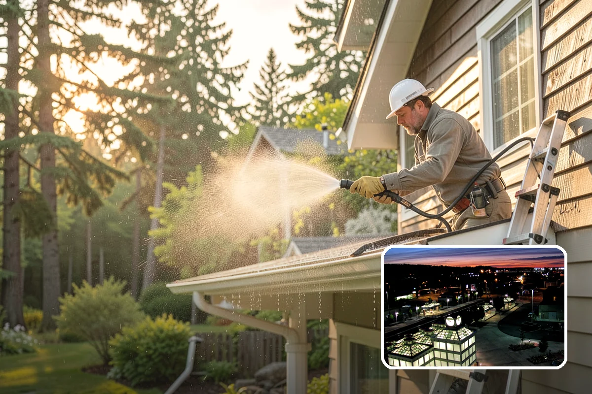 Fence Staining in Auburn, King County, WA - Restores rich, even color to faded fence boards