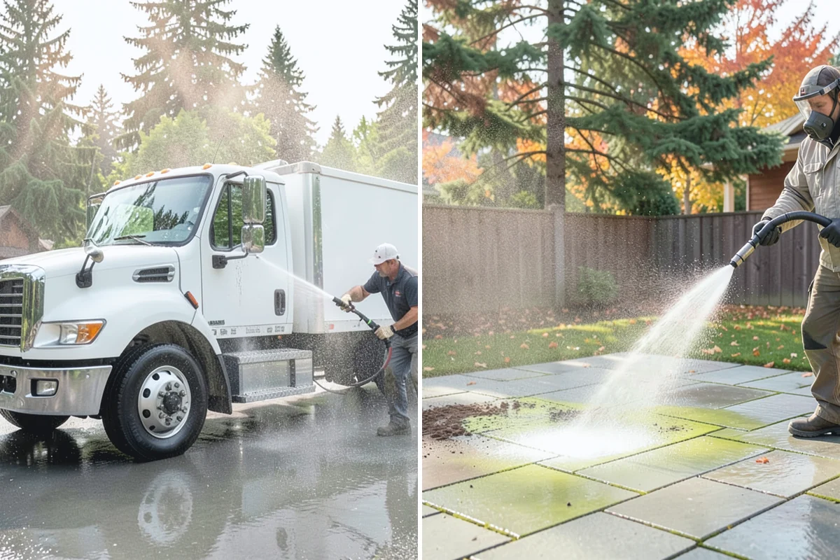 Fence Staining in Bonney Lake, Pierce County, WA - Clean the fence and strip any failing prior coating