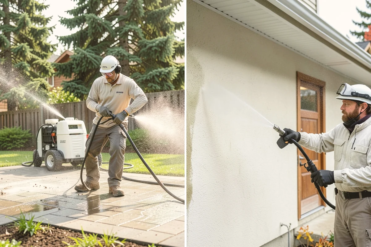 Fence Staining in Brier, Snohomish County, WA - Clean the fence and strip any failing prior coating