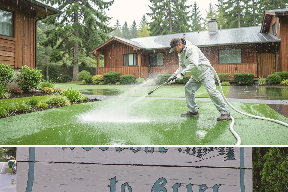 Fence Staining in Brier, Snohomish County, WA - Stain fences during a stretch of dry summer weather so the finish can cure before autumn moisture arrives.