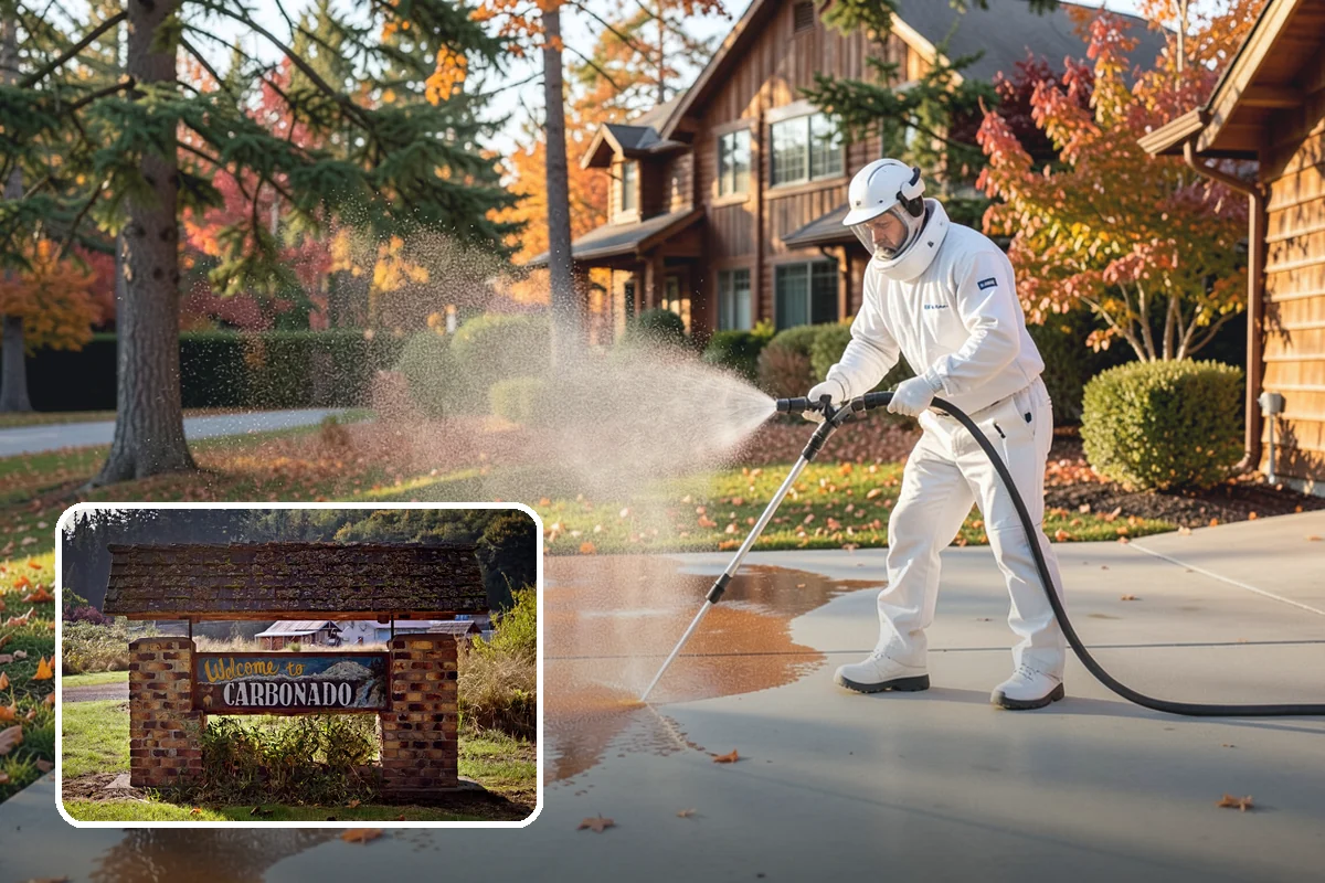 Fence Staining in Carbonado, Pierce County, WA - Restores rich, even color to faded fence boards
