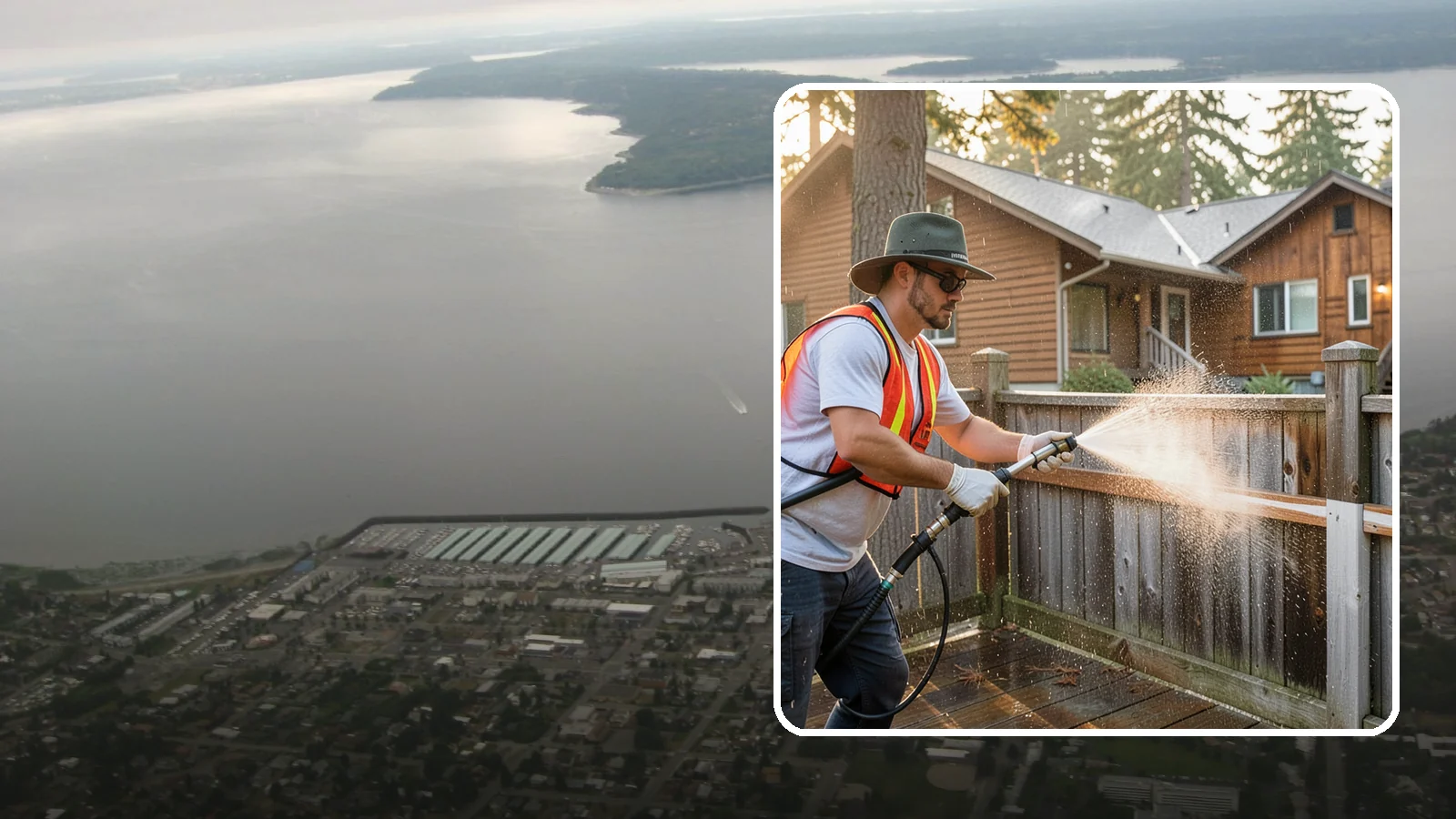 Fence Staining in Des Moines, King County, WA - Pigmented fence staining that revives faded wood while adding lasting UV and moisture defense to every panel.