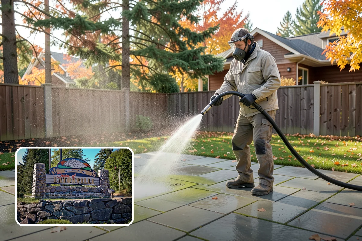 Fence Staining in Eatonville, Pierce County, WA - Restores rich, even color to faded fence boards