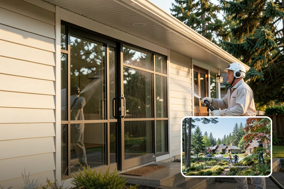 Fence Staining in Edgewood, Pierce County, WA - Restores rich, even color to faded fence boards