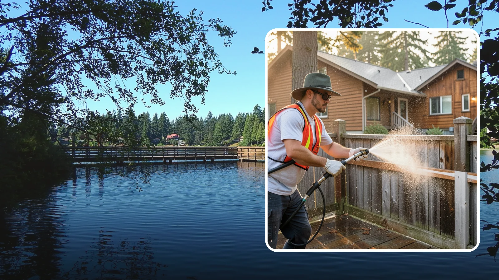 Fence Staining in Federal Way, King County, WA - Pigmented fence staining that revives faded wood while adding lasting UV and moisture defense to every panel.