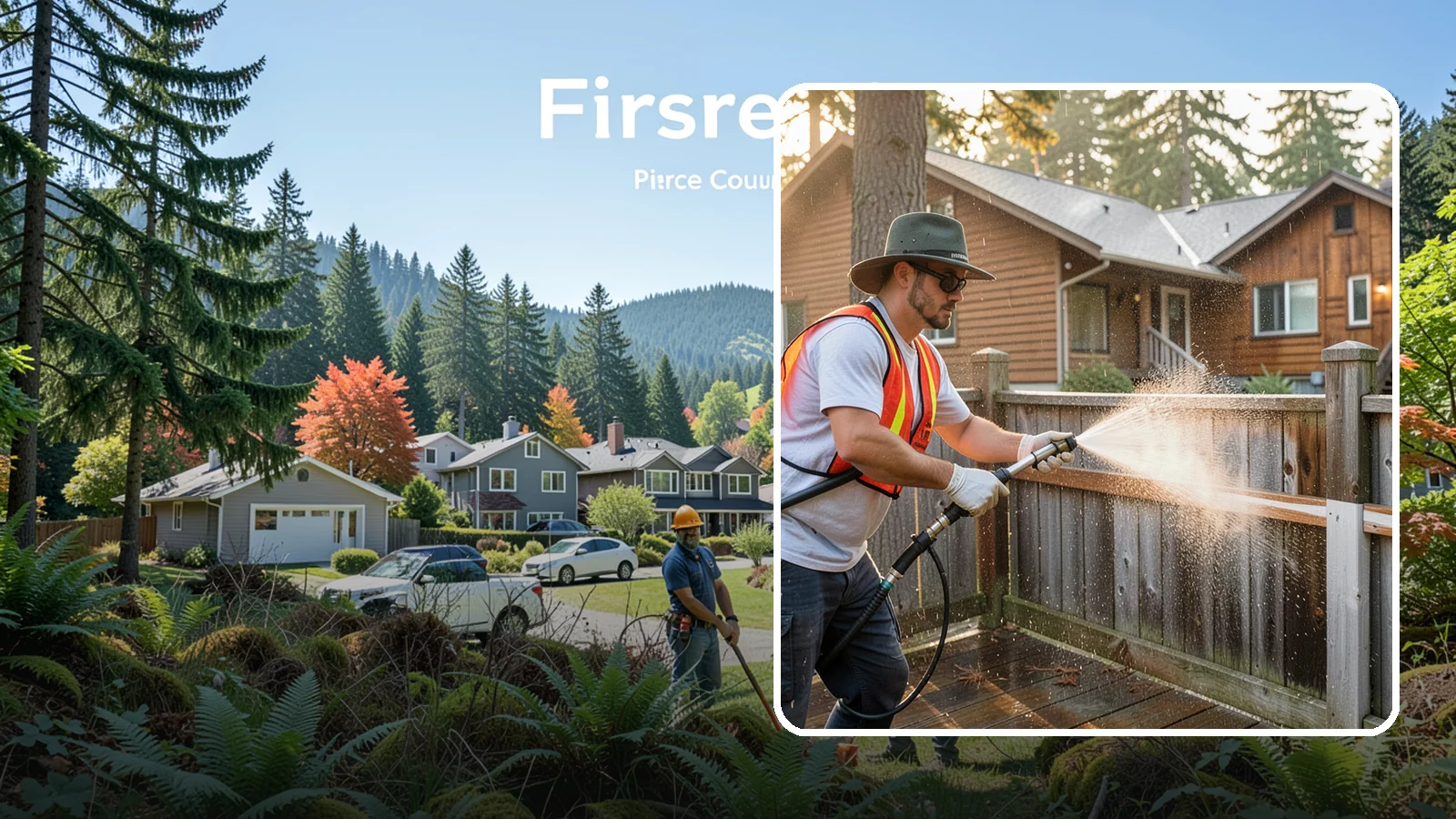 Fence Staining in Fircrest, Pierce County, WA - Pigmented fence staining that revives faded wood while adding lasting UV and moisture defense to every panel.