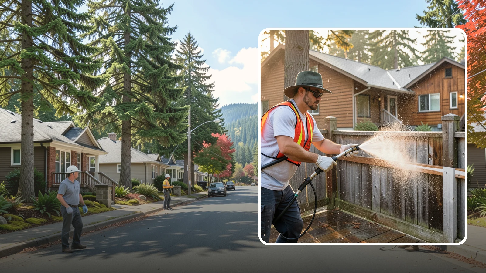 Fence Staining in Hunts Point, King County, WA - Pigmented fence staining that revives faded wood while adding lasting UV and moisture defense to every panel.
