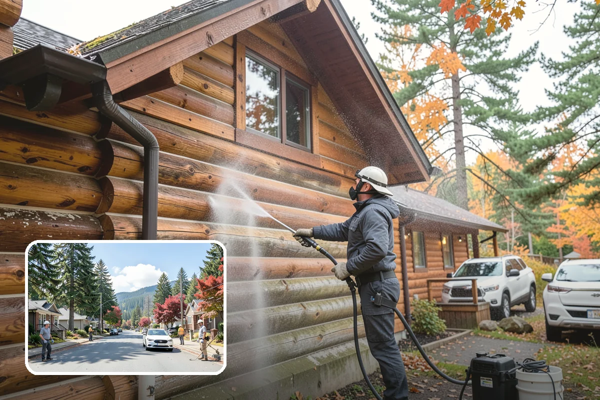 Fence Staining in Hunts Point, King County, WA - Restores rich, even color to faded fence boards