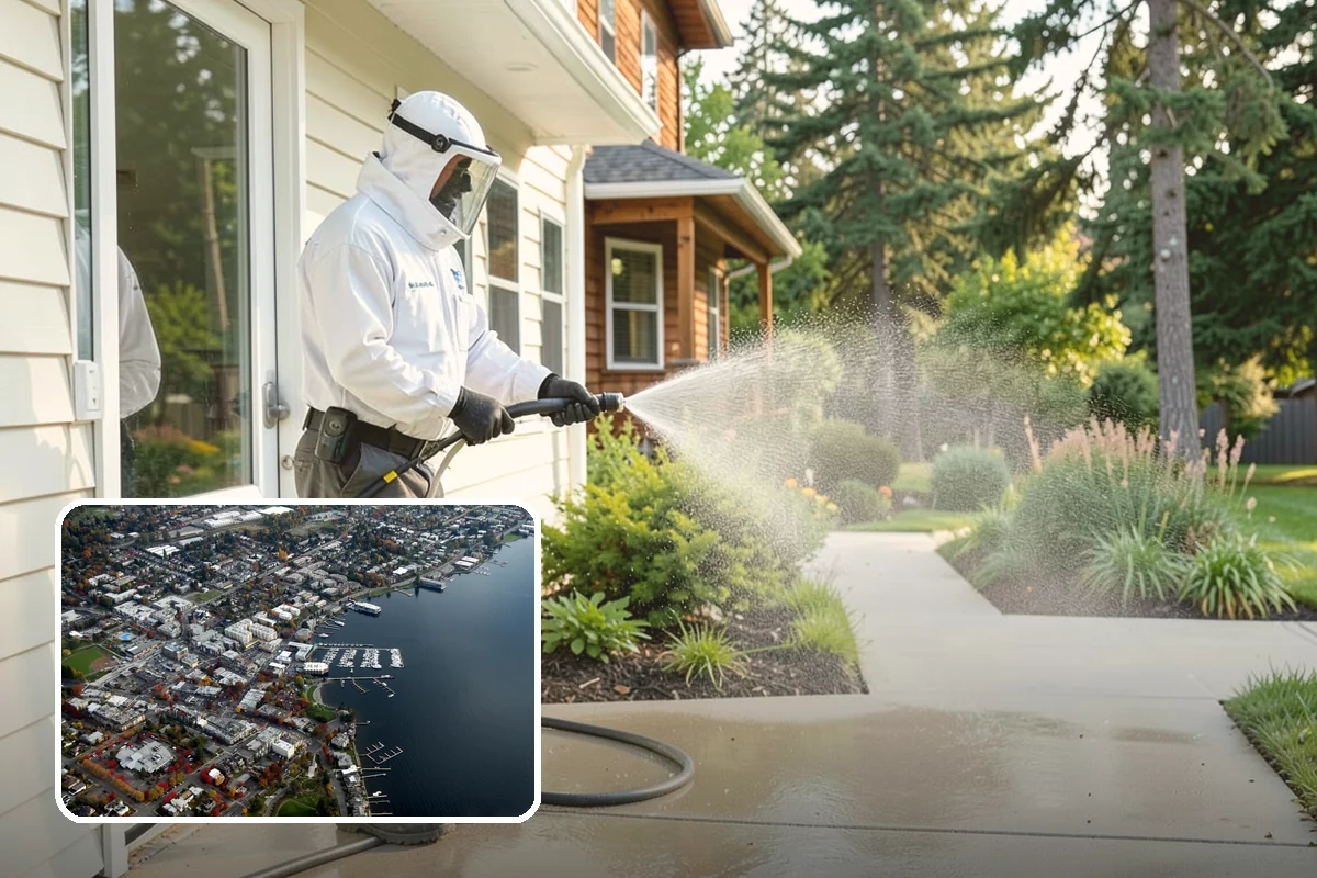 Fence Staining in Kirkland, King County, WA - Restores rich, even color to faded fence boards