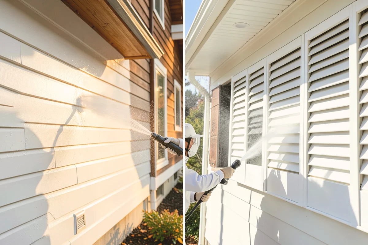Fence Staining in Kirkland, King County, WA - Clean the fence and strip any failing prior coating