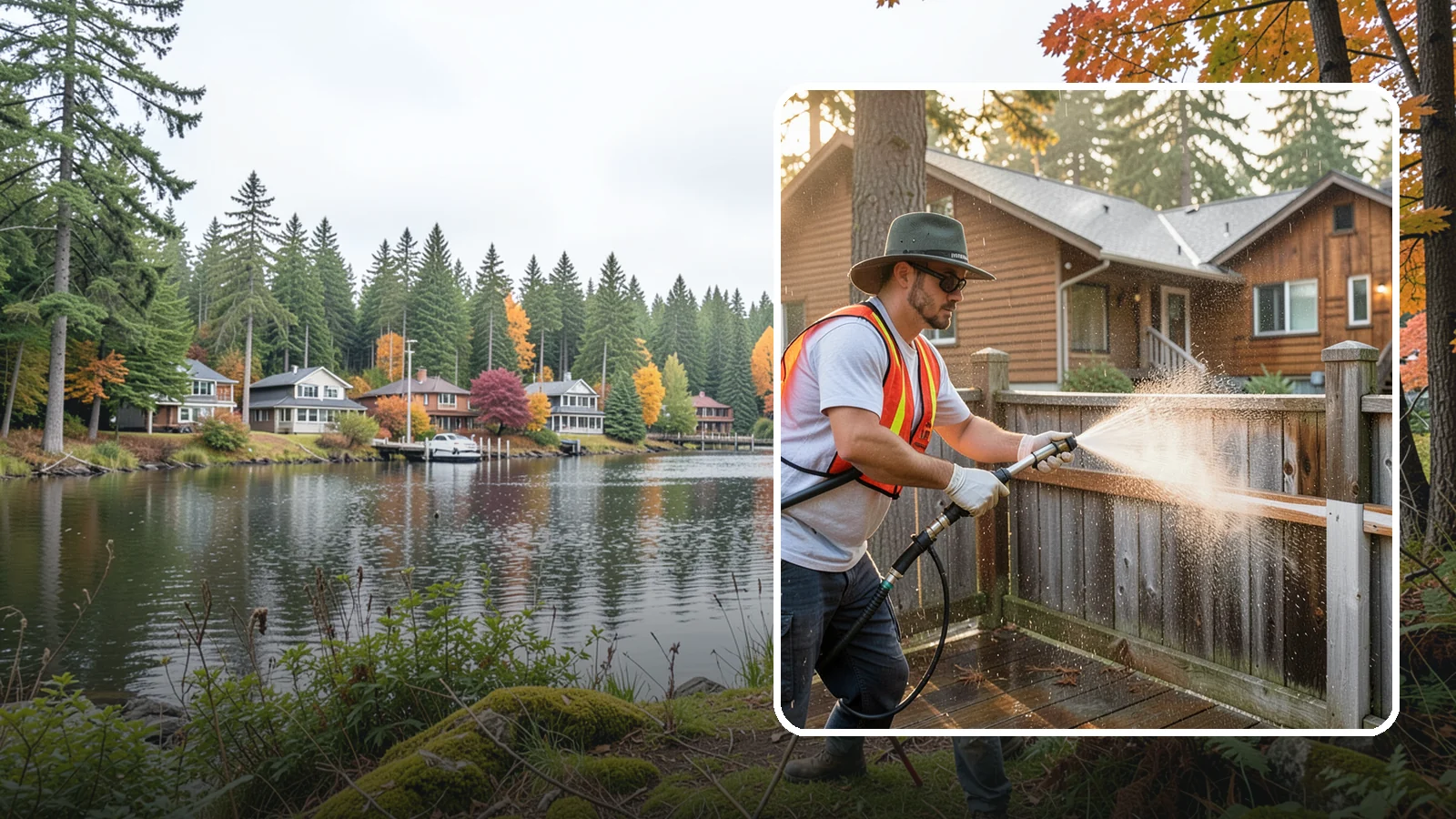 Fence Staining in La Conner, Skagit County, WA - Pigmented fence staining that revives faded wood while adding lasting UV and moisture defense to every panel.