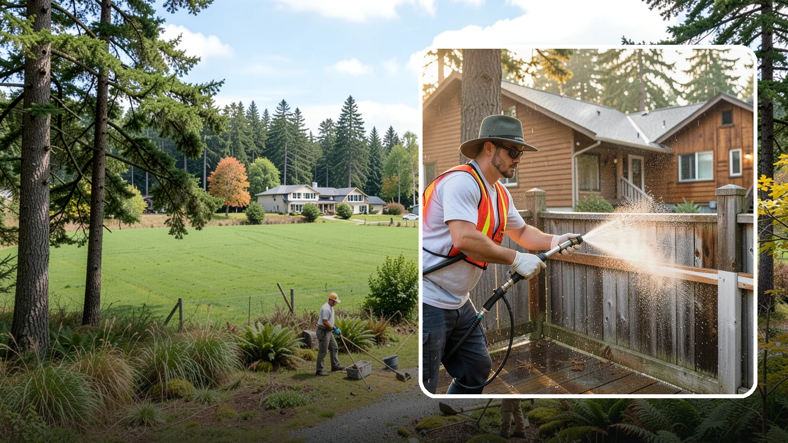 Fence Staining in Lyman, Skagit County, WA - Pigmented fence staining that revives faded wood while adding lasting UV and moisture defense to every panel.