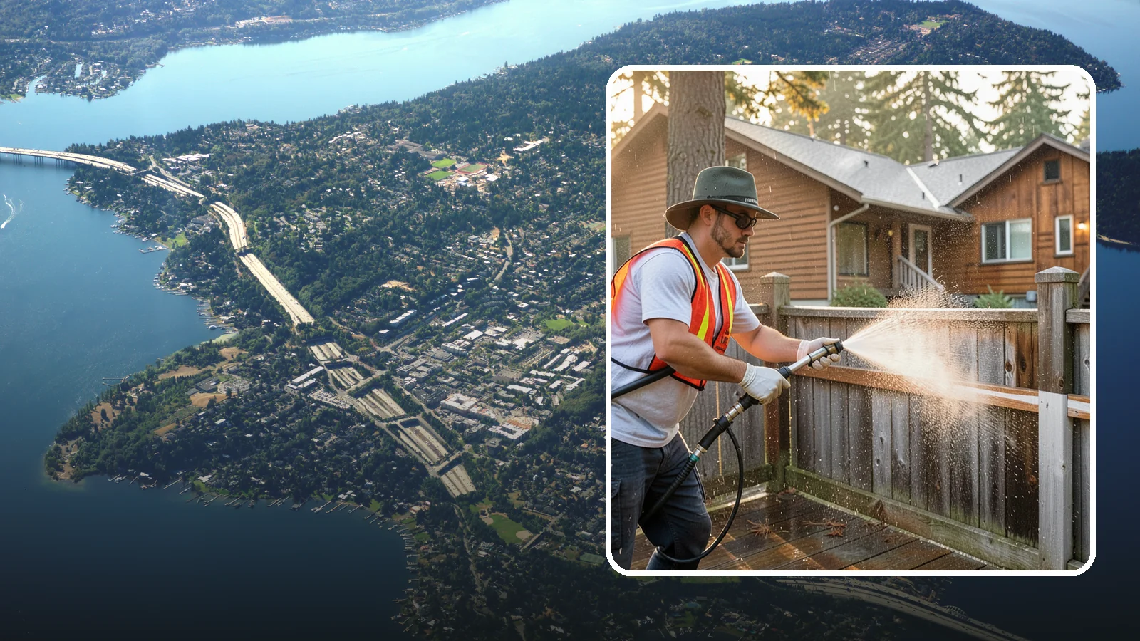 Fence Staining in Mercer Island, King County, WA - Pigmented fence staining that revives faded wood while adding lasting UV and moisture defense to every panel.