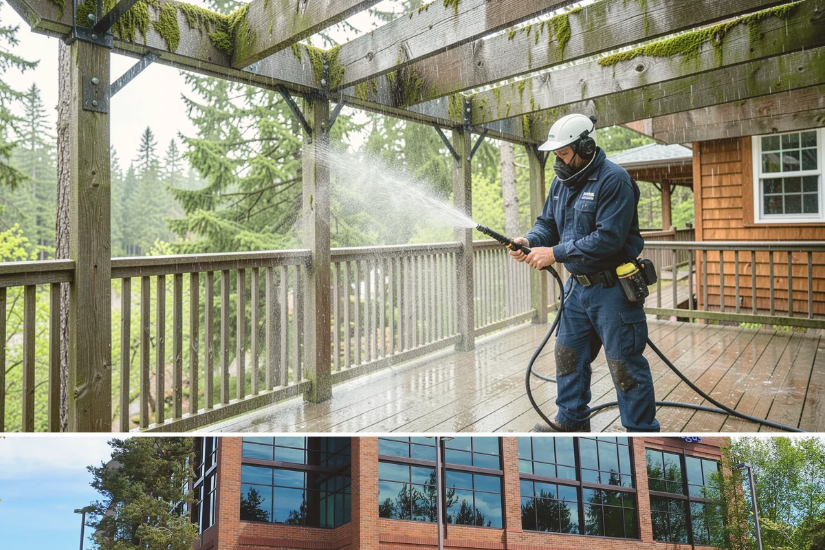 Fence Staining in Mountlake Terrace, Snohomish County, WA - Stain fences during a stretch of dry summer weather so the finish can cure before autumn moisture arrives.