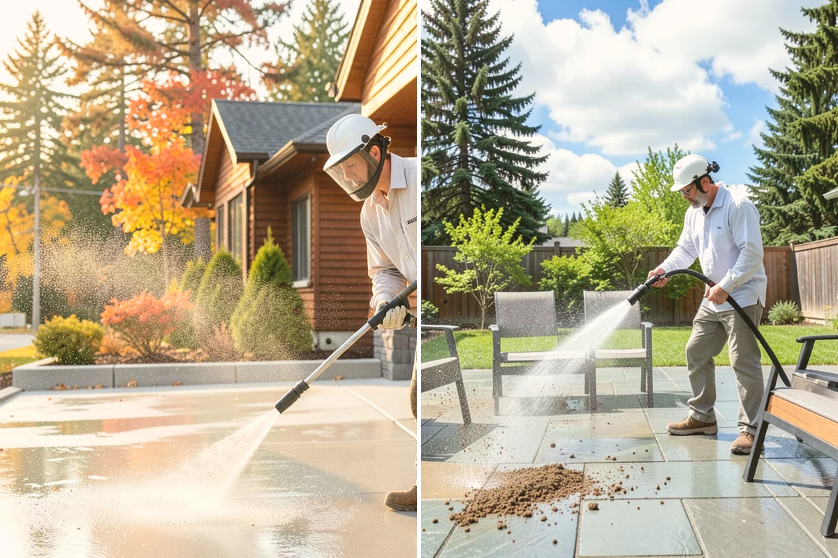 Fence Staining in Newcastle, King County, WA - Clean the fence and strip any failing prior coating