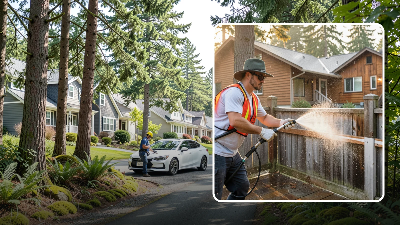 Fence Staining in Normandy Park, King County, WA - Pigmented fence staining that revives faded wood while adding lasting UV and moisture defense to every panel.