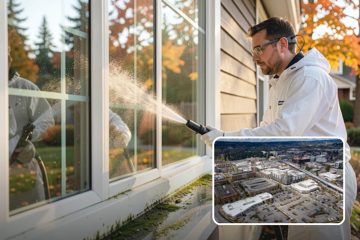 Fence Staining in Redmond, King County, WA - Restores rich, even color to faded fence boards