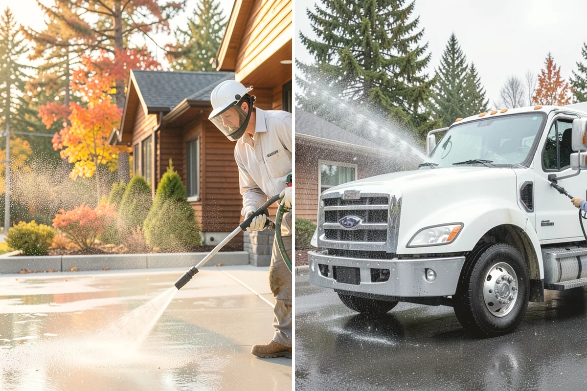 Fence Staining in Steilacoom, Pierce County, WA - Clean the fence and strip any failing prior coating