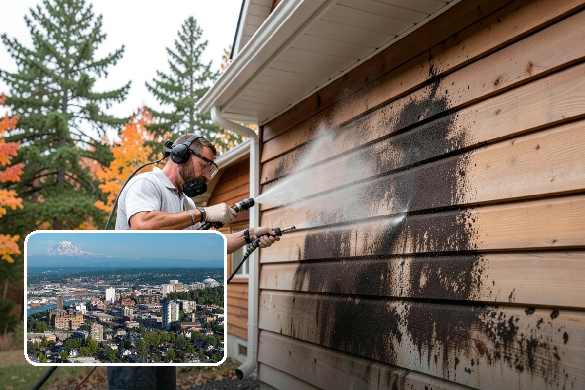 Fence Staining in Tacoma, Pierce County, WA - Restores rich, even color to faded fence boards