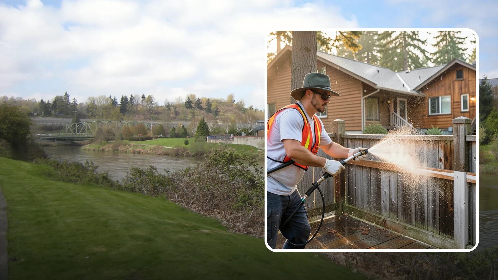Fence Staining in Tukwila, King County, WA - Pigmented fence staining that revives faded wood while adding lasting UV and moisture defense to every panel.