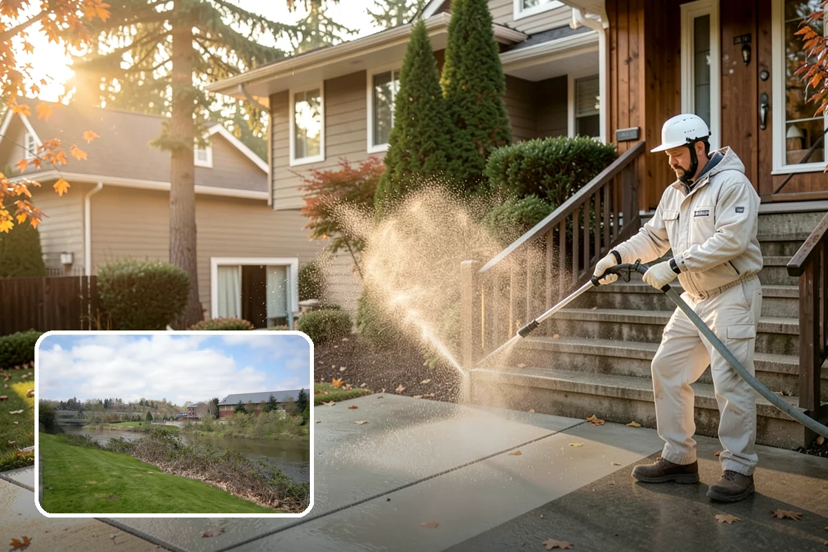 Fence Staining in Tukwila, King County, WA - Restores rich, even color to faded fence boards