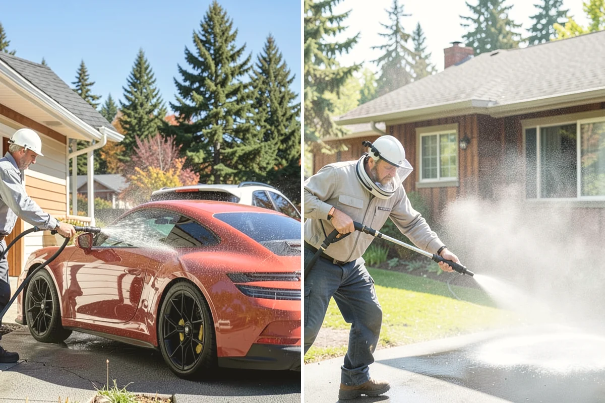 Fence Staining in Tukwila, King County, WA - Clean the fence and strip any failing prior coating
