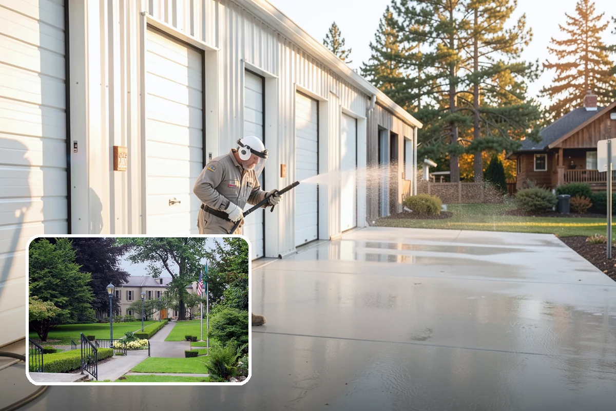 Fence Staining in Woodinville, King County, WA - Restores rich, even color to faded fence boards