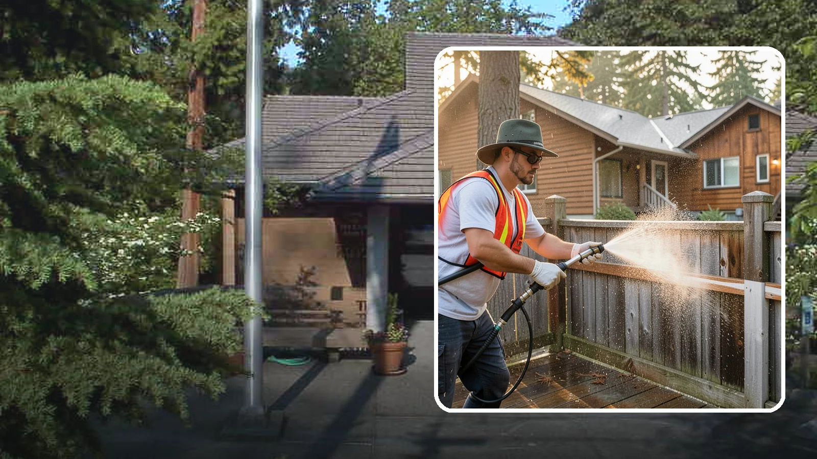 Fence Staining in Yarrow Point, King County, WA - Pigmented fence staining that revives faded wood while adding lasting UV and moisture defense to every panel.
