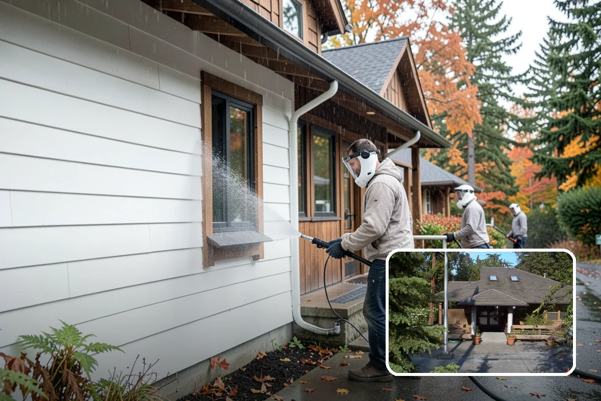 Fence Staining in Yarrow Point, King County, WA - Restores rich, even color to faded fence boards