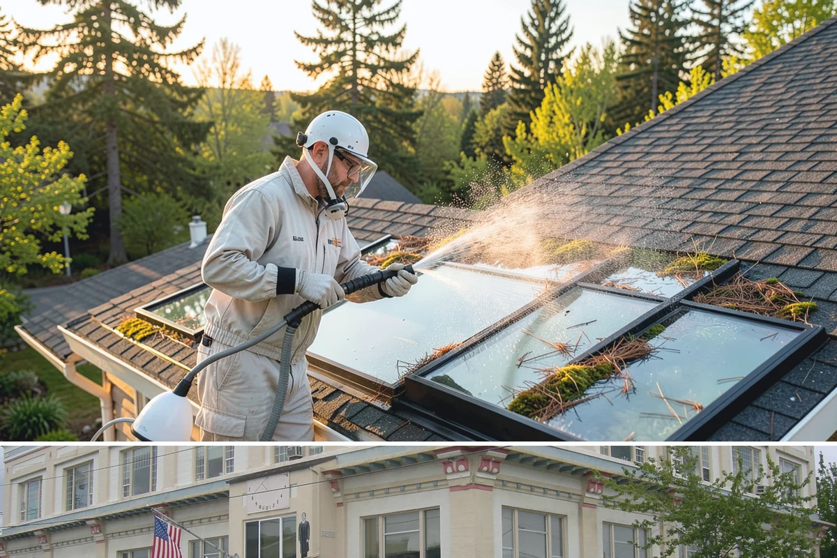 Fence Washing in Anacortes, Skagit County, WA - Late spring through early fall gives the boards time to dry between our frequent rain showers, making it the ideal window.
