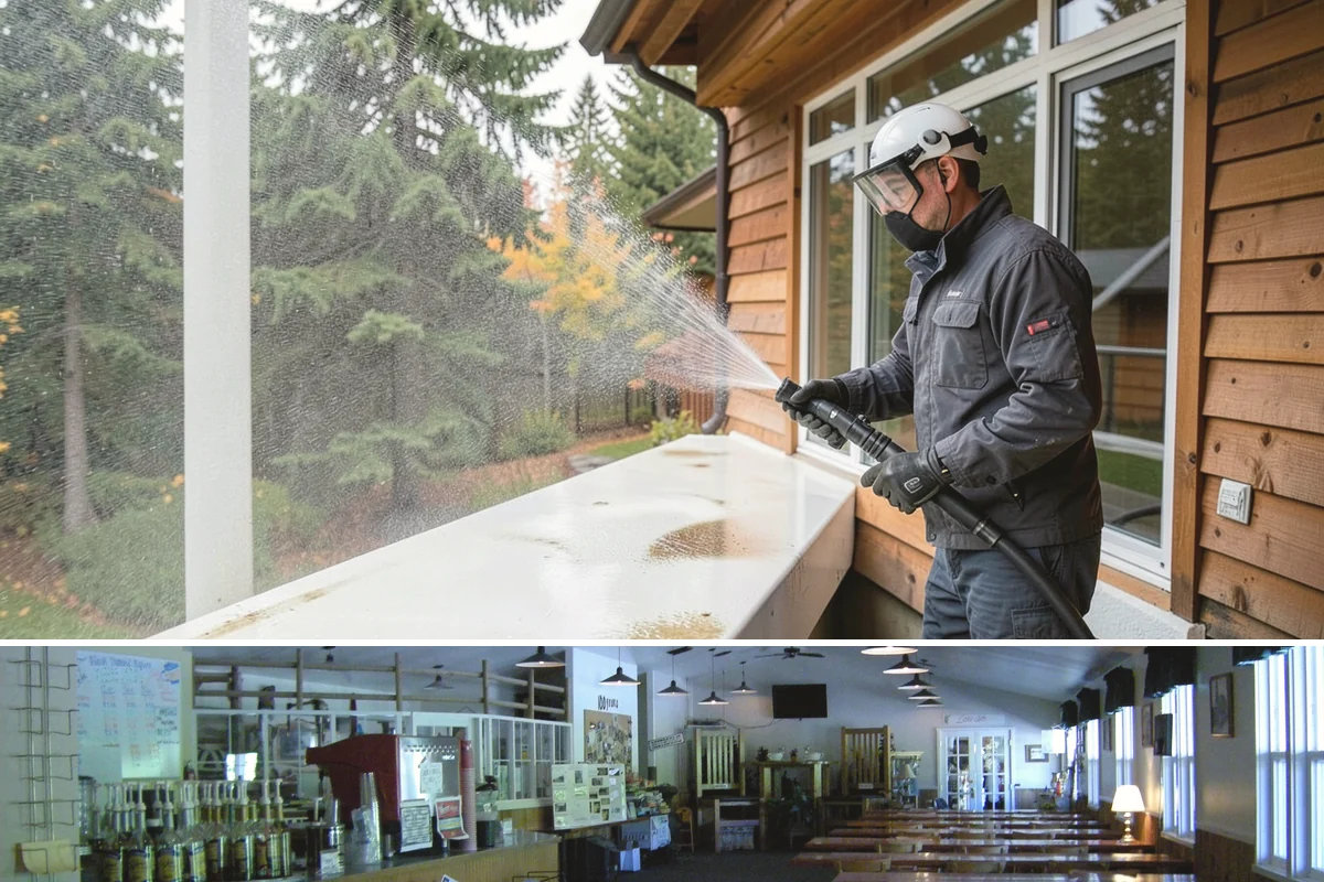 Fence Washing in Black Diamond, King County, WA - Late spring through early fall gives the boards time to dry between our frequent rain showers, making it the ideal window.