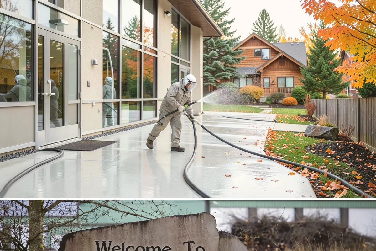 Fence Washing in Buckley, Pierce County, WA - Late spring through early fall gives the boards time to dry between our frequent rain showers, making it the ideal window.