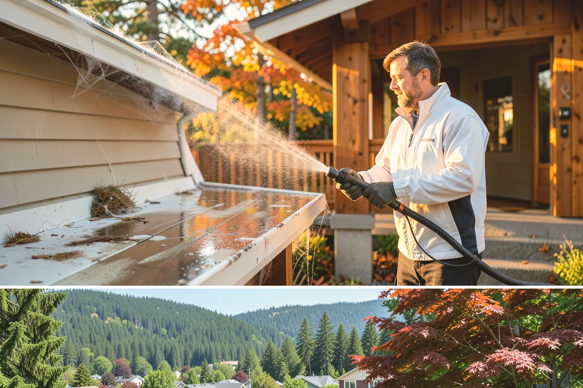 Fence Washing in Index, Snohomish County, WA - Late spring through early fall gives the boards time to dry between our frequent rain showers, making it the ideal window.