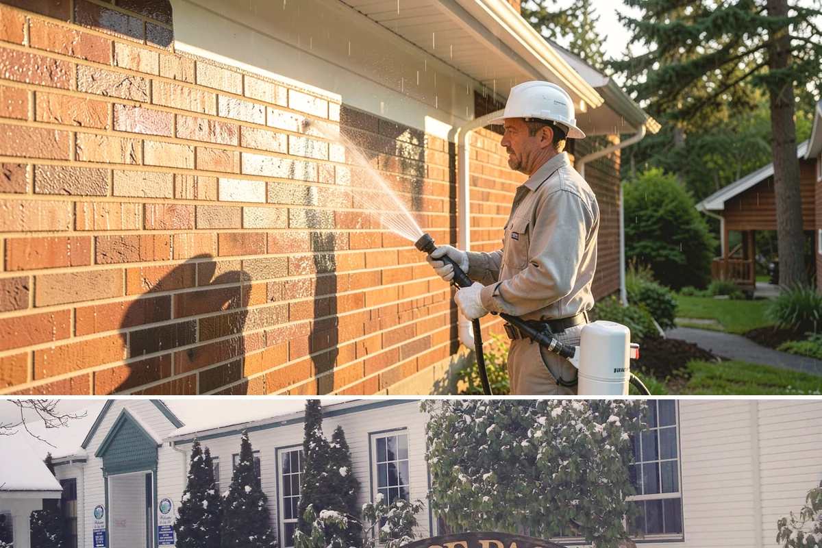 Fence Washing in Pacific, King County, WA - Late spring through early fall gives the boards time to dry between our frequent rain showers, making it the ideal window.