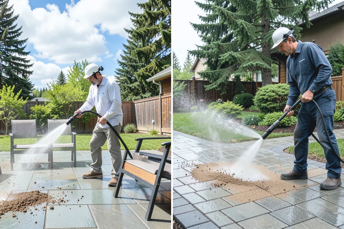 Fence Washing in Wilkeson, Pierce County, WA - Walk the fence line and identify wood, vinyl, or metal sections