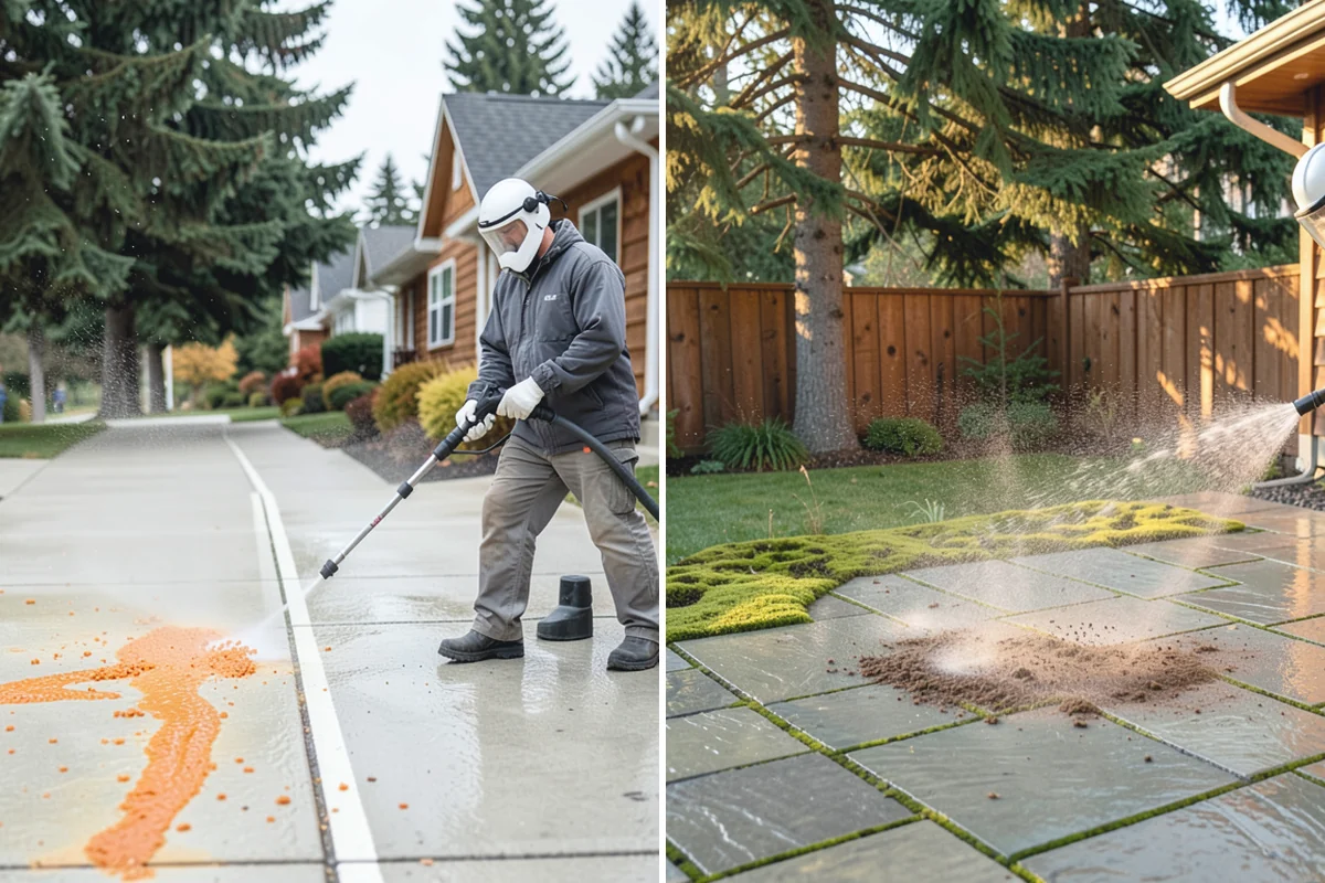 Fertilizer Stain Removal in Beaux Arts Village, King County, WA - Identify the fertilizer stains and the affected surfaces