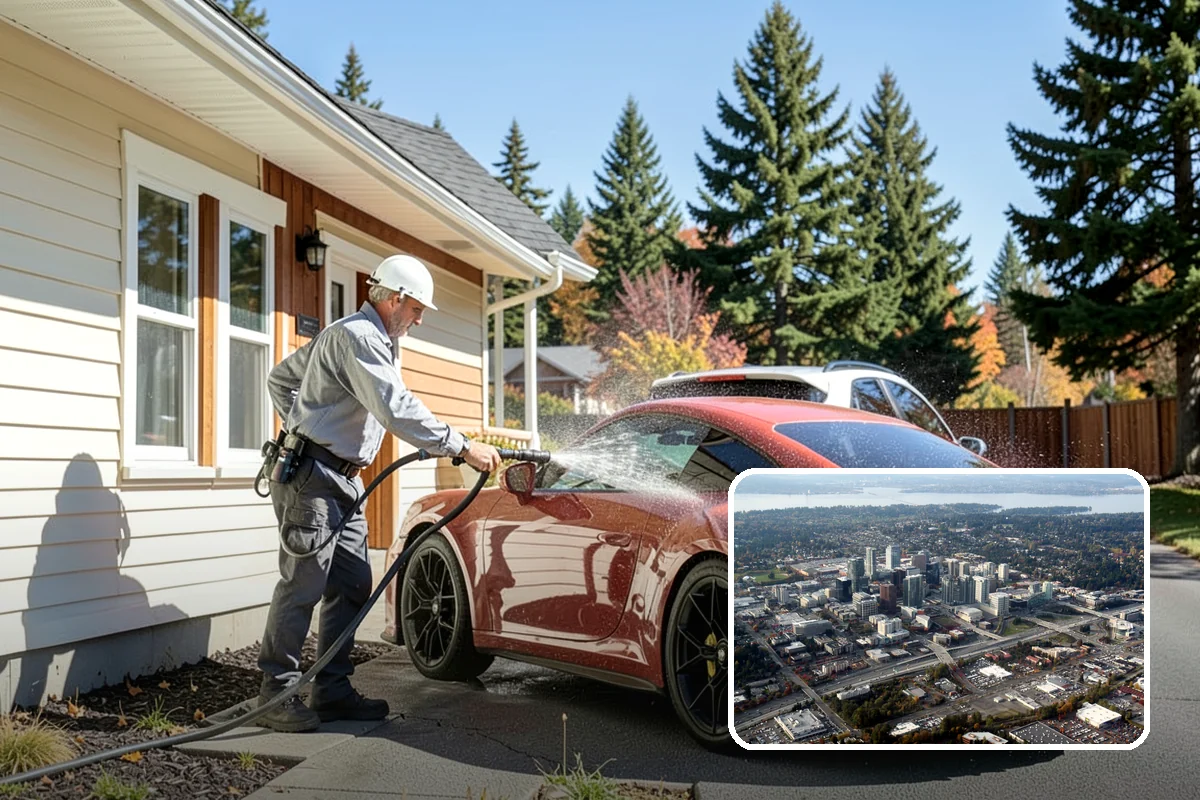 Fertilizer Stain Removal in Bellevue, King County, WA - Dissolves iron-based fertilizer staining at the source
