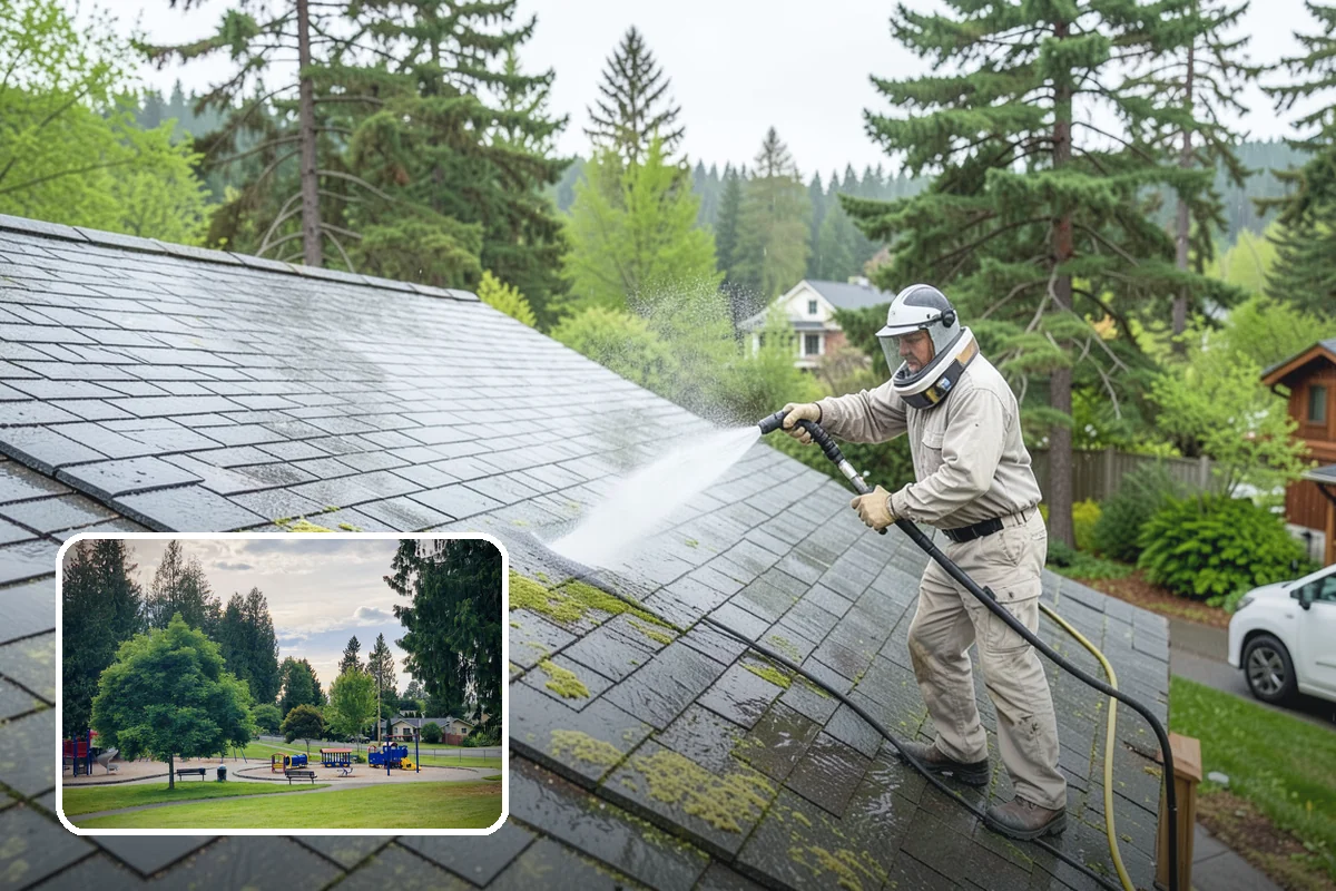 Fertilizer Stain Removal in Bonney Lake, Pierce County, WA - Dissolves iron-based fertilizer staining at the source