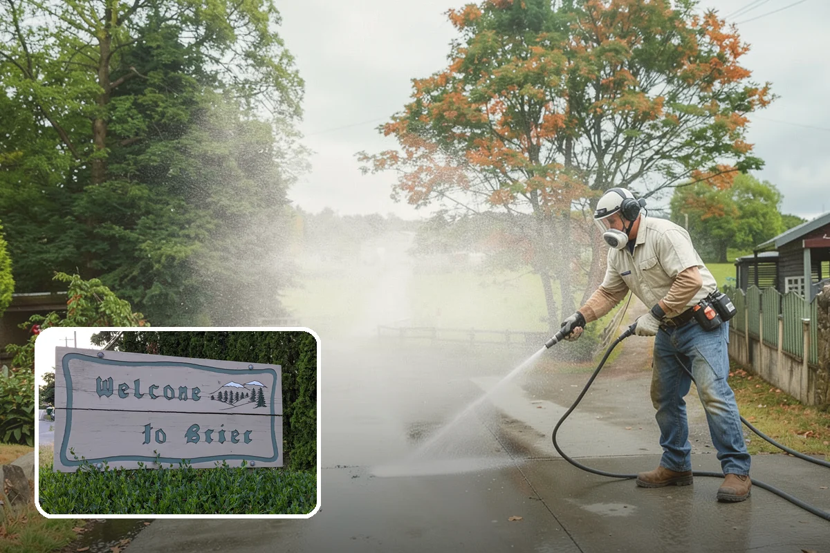 Fertilizer Stain Removal in Brier, Snohomish County, WA - Dissolves iron-based fertilizer staining at the source
