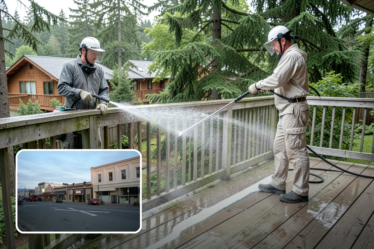 Fertilizer Stain Removal in Burlington, Skagit County, WA - Dissolves iron-based fertilizer staining at the source