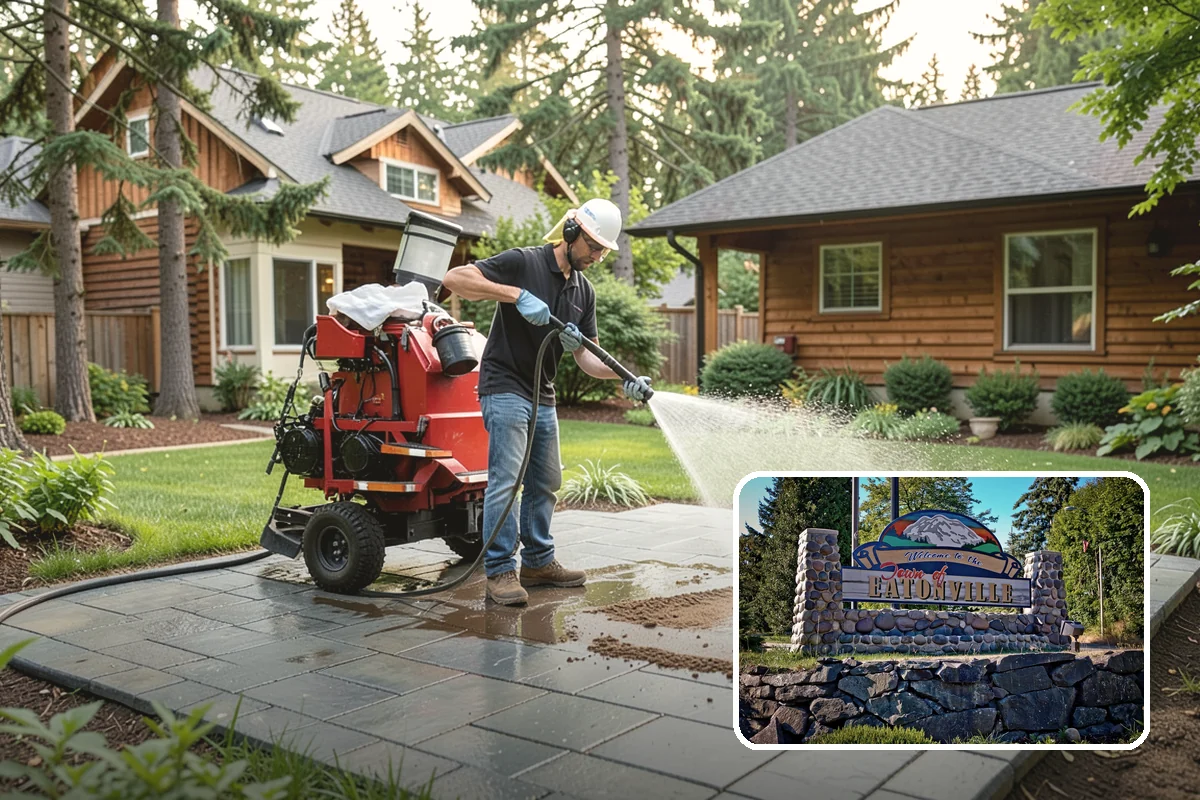Fertilizer Stain Removal in Eatonville, Pierce County, WA - Dissolves iron-based fertilizer staining at the source