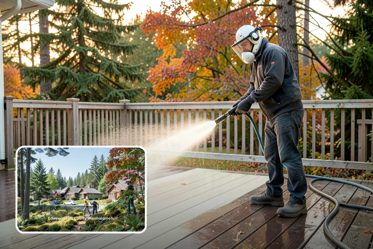Fertilizer Stain Removal in Edgewood, Pierce County, WA - Dissolves iron-based fertilizer staining at the source