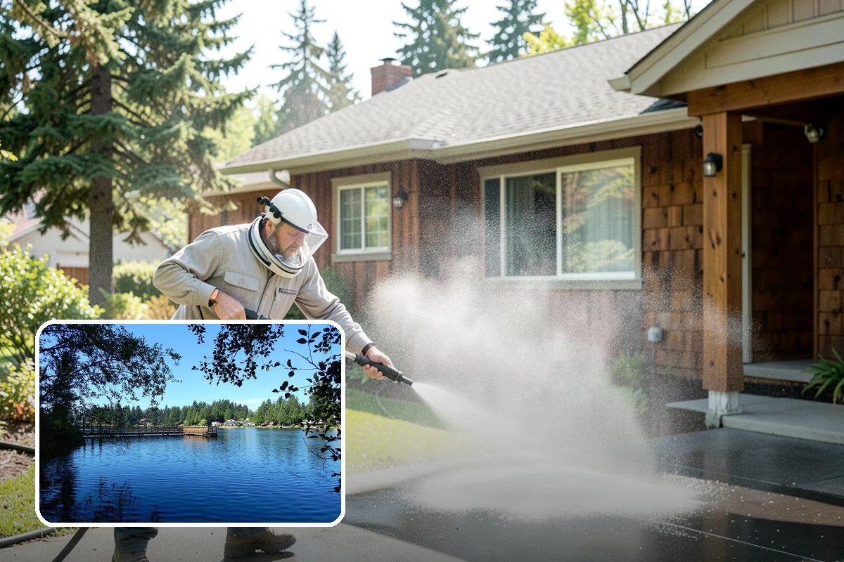 Fertilizer Stain Removal in Federal Way, King County, WA - Dissolves iron-based fertilizer staining at the source