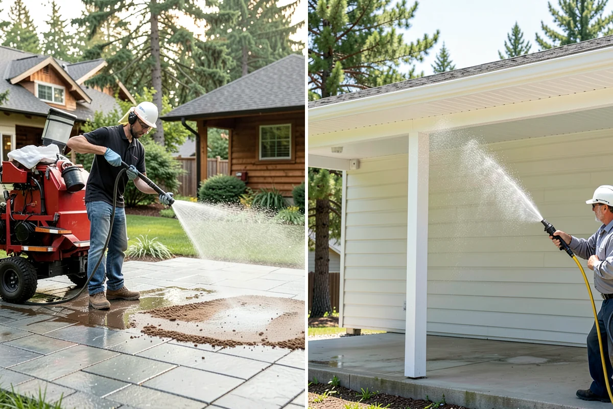 Fertilizer Stain Removal in Gig Harbor, Pierce County, WA - Identify the fertilizer stains and the affected surfaces